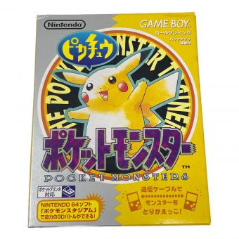 Nintendo (ニンテンドー) GAMEBOY（ゲームボーイ） ポケットモンスター ピカチュウ ゲームボーイ用ソフト