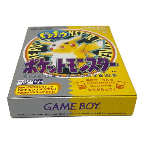 Nintendo (ニンテンドー) GAMEBOY（ゲームボーイ） ポケットモンスター ピカチュウ ゲームボーイ用ソフト