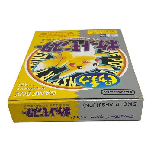 Nintendo (ニンテンドー) GAMEBOY（ゲームボーイ） ポケットモンスター ピカチュウ ゲームボーイ用ソフト