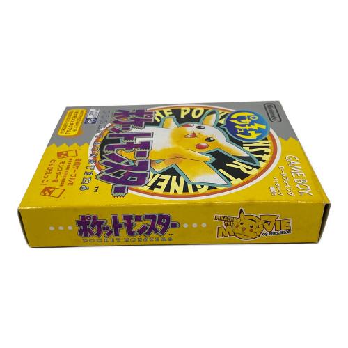 Nintendo (ニンテンドー) GAMEBOY（ゲームボーイ） ポケットモンスター ピカチュウ ゲームボーイ用ソフト