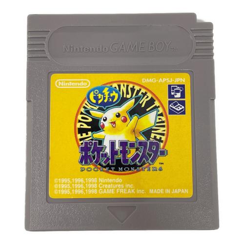 Nintendo (ニンテンドー) GAMEBOY（ゲームボーイ） ポケットモンスター ピカチュウ ゲームボーイ用ソフト