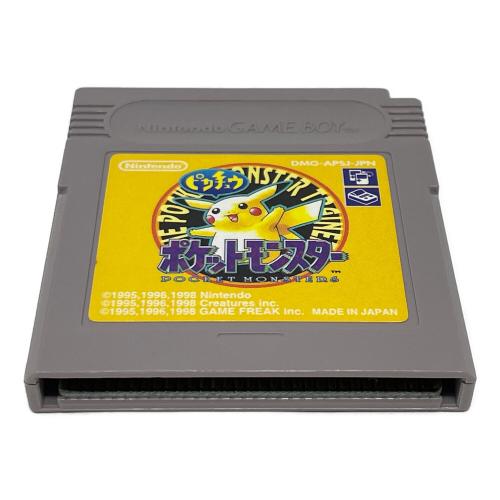 Nintendo (ニンテンドー) GAMEBOY（ゲームボーイ） ポケットモンスター ピカチュウ ゲームボーイ用ソフト