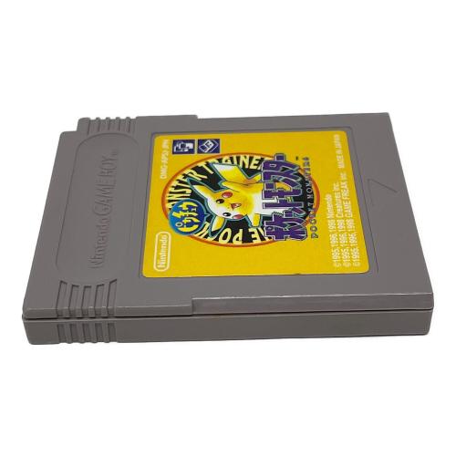 Nintendo (ニンテンドー) GAMEBOY（ゲームボーイ） ポケットモンスター ピカチュウ ゲームボーイ用ソフト