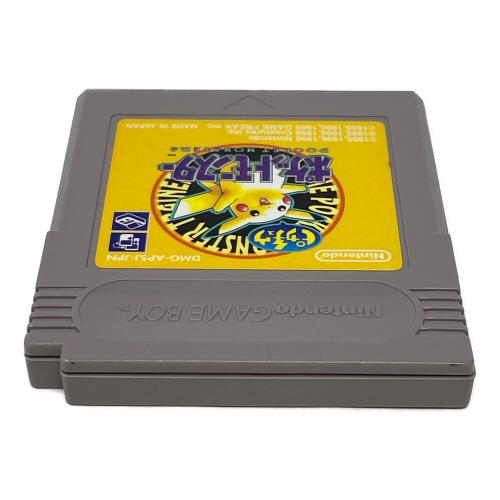 Nintendo (ニンテンドー) GAMEBOY（ゲームボーイ） ポケットモンスター ピカチュウ ゲームボーイ用ソフト