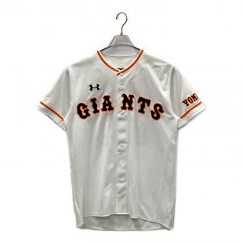 UNDER ARMOUR（アンダーアーマー） 野球ユニフォーム 読売ジャイアンツ (ヨミウリジャイアンツ)  メンズ SIZE L ホワイト×オレンジ