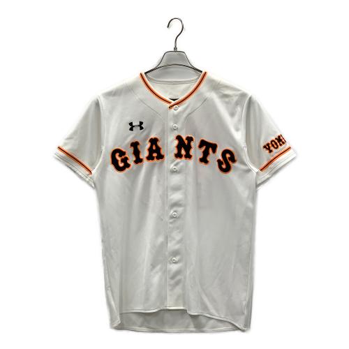 UNDER ARMOUR（アンダーアーマー） 野球ユニフォーム 読売ジャイアンツ (ヨミウリジャイアンツ)  メンズ SIZE L ホワイト×オレンジ