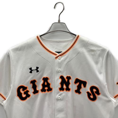 UNDER ARMOUR（アンダーアーマー） 野球ユニフォーム 読売ジャイアンツ (ヨミウリジャイアンツ)  メンズ SIZE L ホワイト×オレンジ