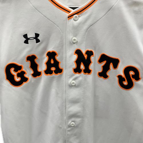 UNDER ARMOUR（アンダーアーマー） 野球ユニフォーム 読売ジャイアンツ (ヨミウリジャイアンツ)  メンズ SIZE L ホワイト×オレンジ