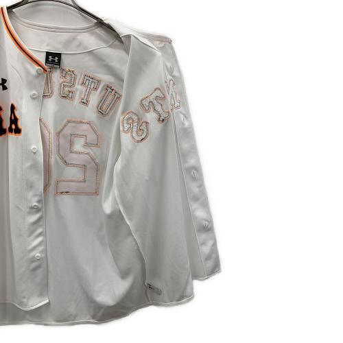 UNDER ARMOUR（アンダーアーマー） 野球ユニフォーム 読売ジャイアンツ (ヨミウリジャイアンツ)  メンズ SIZE L ホワイト×オレンジ
