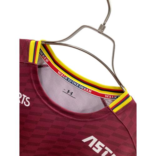 UNDER ARMOUR（アンダーアーマー） いわきFC サッカーユニフォーム 山口 大輝 メンズ SIZE XL エンジ