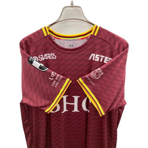 UNDER ARMOUR（アンダーアーマー） いわきFC サッカーユニフォーム 山口 大輝 メンズ SIZE XL エンジ