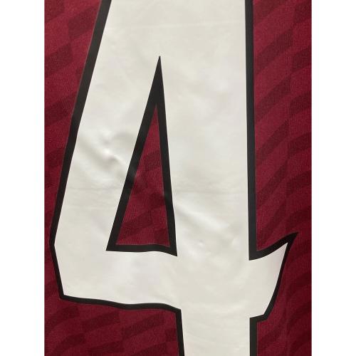 UNDER ARMOUR（アンダーアーマー） いわきFC サッカーユニフォーム 山口 大輝 メンズ SIZE XL エンジ