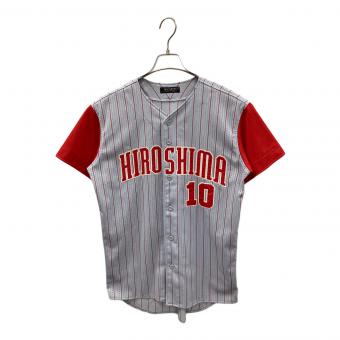 広島東洋カープ (ヒロシマトウヨウカープ) DESCENTE（デサント） ユニフォーム 応援グッズ 10番 グレー×レッド