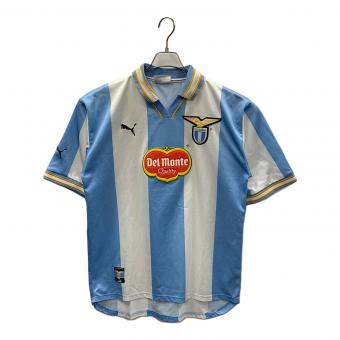 PUMA (プーマ) ゲームシャツ PXA713600 ラツィオ1999-2000シーズン オフィシャルユニフォーム デルモンテ メンズ SIZE M スカイブルー×ホワイト