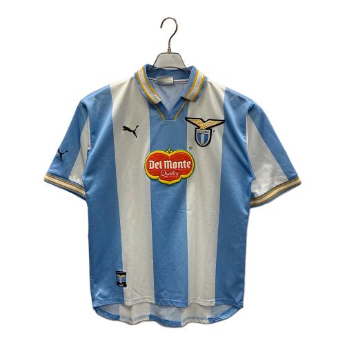 PUMA (プーマ) ゲームシャツ PXA713600 ラツィオ1999-2000シーズン オフィシャルユニフォーム デルモンテ メンズ SIZE M スカイブルー×ホワイト