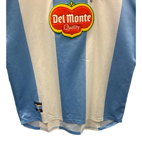 PUMA (プーマ) ゲームシャツ PXA713600 ラツィオ1999-2000シーズン オフィシャルユニフォーム デルモンテ メンズ SIZE M スカイブルー×ホワイト