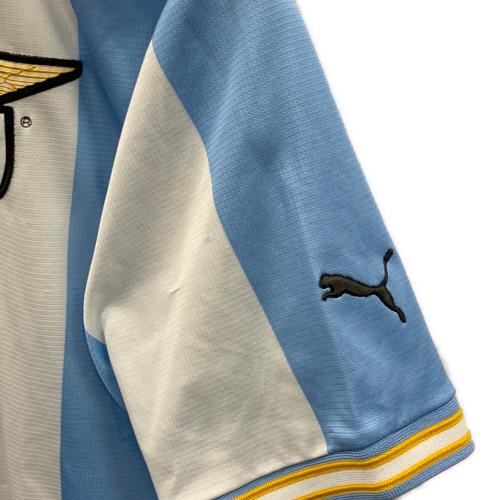 PUMA (プーマ) ゲームシャツ PXA713600 ラツィオ1999-2000シーズン オフィシャルユニフォーム デルモンテ メンズ SIZE M スカイブルー×ホワイト