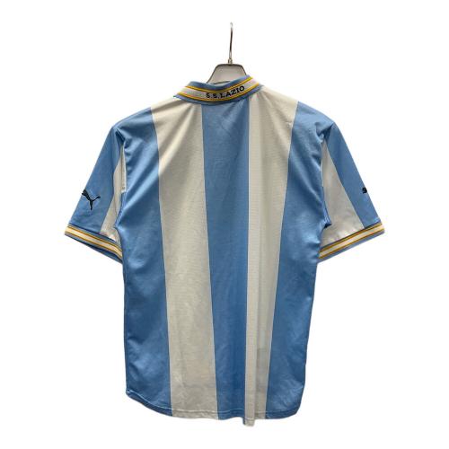 PUMA (プーマ) ゲームシャツ PXA713600 ラツィオ1999-2000シーズン オフィシャルユニフォーム デルモンテ メンズ SIZE M スカイブルー×ホワイト