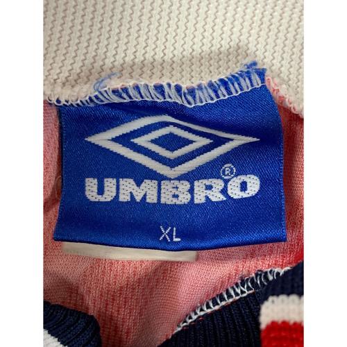 UMBRO (アンブロ) ゲームシャツ ノルウェー代表ホームシャツ ヴィンテージ メンズ SIZE XL レッド×ホワイト