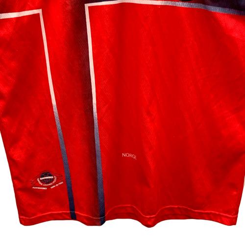 UMBRO (アンブロ) ゲームシャツ ノルウェー代表ホームシャツ ヴィンテージ メンズ SIZE XL レッド×ホワイト
