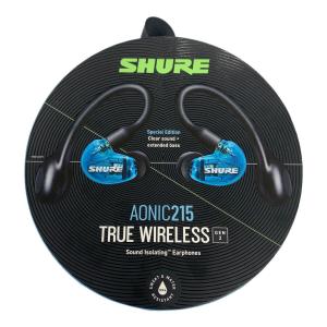 SHURE (シュア) ワイヤレスイヤホン AONIC215 TRUE WIRELESS GEN2 SE21DYBL+TW2-A AONIC215