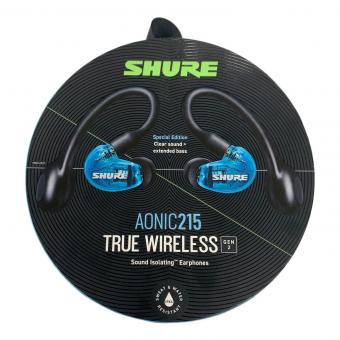 SHURE (シュア) ワイヤレスイヤホン AONIC215 TRUE WIRELESS GEN2 SE21DYBL+TW2-A AONIC215