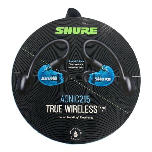 SHURE (シュア) ワイヤレスイヤホン AONIC215 TRUE WIRELESS GEN2 SE21DYBL+TW2-A AONIC215