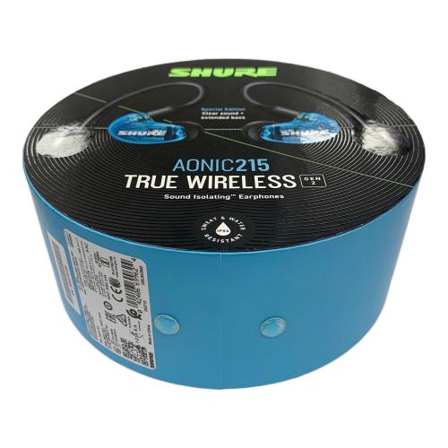 SHURE (シュア) ワイヤレスイヤホン AONIC215 TRUE WIRELESS GEN2 SE21DYBL+TW2-A AONIC215