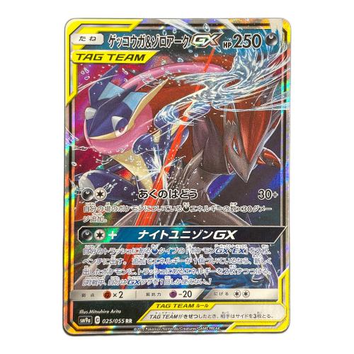 ゲッコウガ＆ゾロアークGX ポケモンカード 025/055 RR SM9a「ナイトユニゾン」