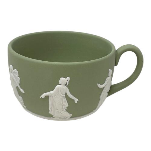 Wedgwood (ウェッジウッド) ティーカップ&ソーサー ジャスパーダンシングアワー グリーン　