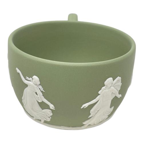 Wedgwood (ウェッジウッド) ティーカップ&ソーサー ジャスパーダンシングアワー グリーン　