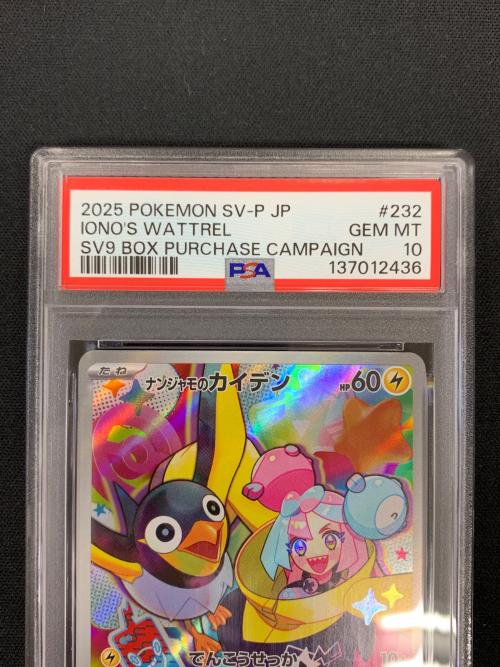 ナンジャモのカイデン ポケモンカード 232/SV-P PROMO（プロモ） PSA10