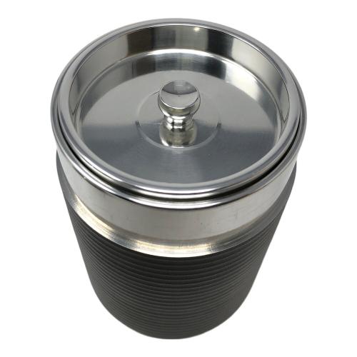 大阪錫器(オオサカスズキ) 茶筒 茶壷 千寿 イブシ・白上 錫製