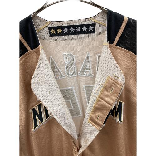 MIZUNO（ミズノ） 北海道日本ハムファイターズ (ホッカイドウニッポンハムファイターズ) 野球ユニフォーム レプリカ 15番 上沢直之 サイン入り メンズ ブラック×ゴールド