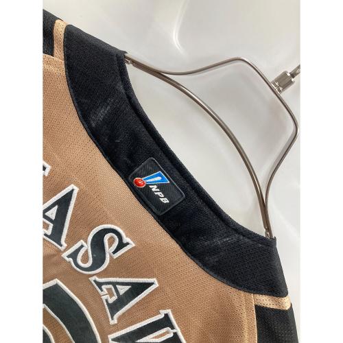 MIZUNO（ミズノ） 北海道日本ハムファイターズ (ホッカイドウニッポンハムファイターズ) 野球ユニフォーム レプリカ 15番 上沢直之 サイン入り メンズ ブラック×ゴールド