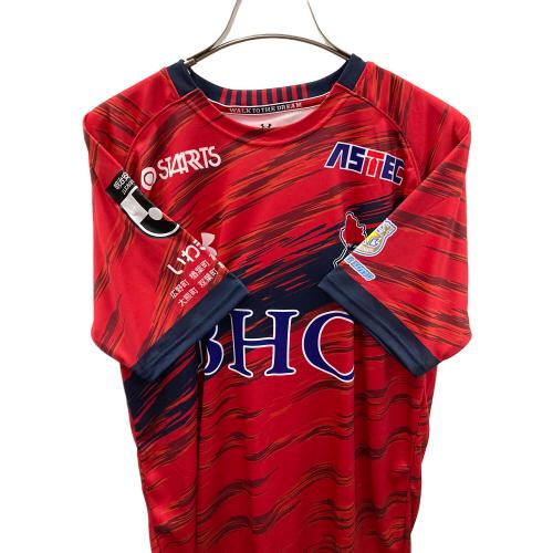 UNDER ARMOUR（アンダーアーマー）いわきFC (イワキエフシー) サッカーユニフォーム2025レプリカ10番 6009038 メンズ SIZE M レッド