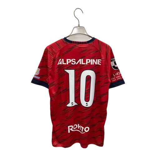 UNDER ARMOUR（アンダーアーマー）いわきFC (イワキエフシー) サッカーユニフォーム2025レプリカ10番 6009038 メンズ SIZE M レッド