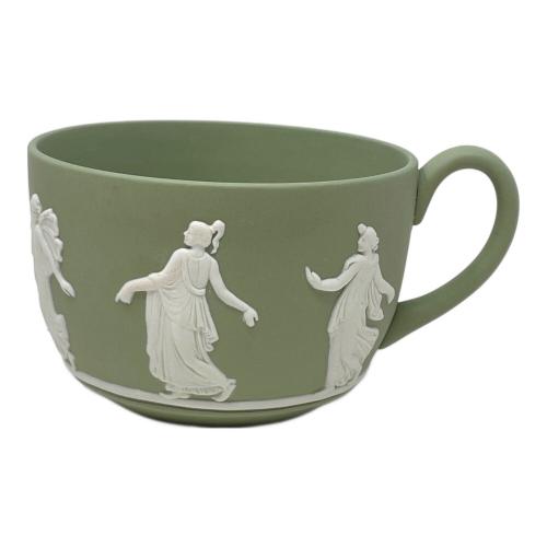 Wedgwood (ウェッジウッド) ティーカップ&ソーサー ジャスパーダンシングアワー グリーン