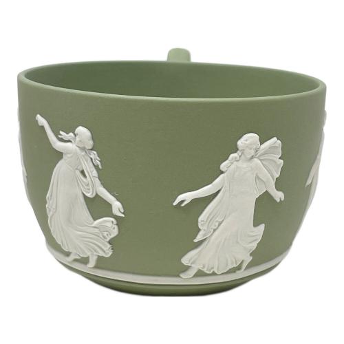 Wedgwood (ウェッジウッド) ティーカップ&ソーサー ジャスパーダンシングアワー グリーン