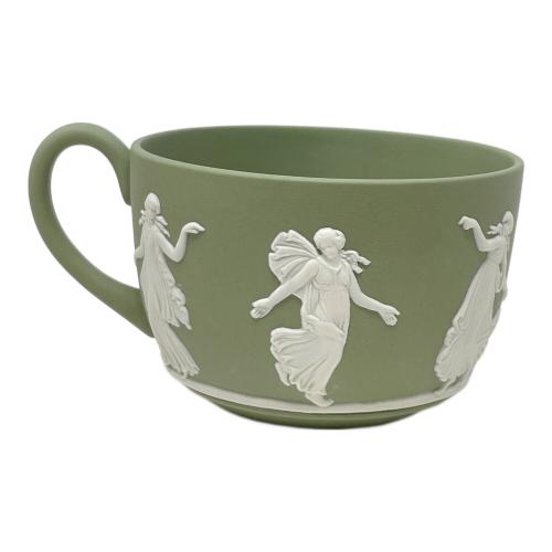 Wedgwood (ウェッジウッド) ティーカップ&ソーサー ジャスパーダンシングアワー グリーン