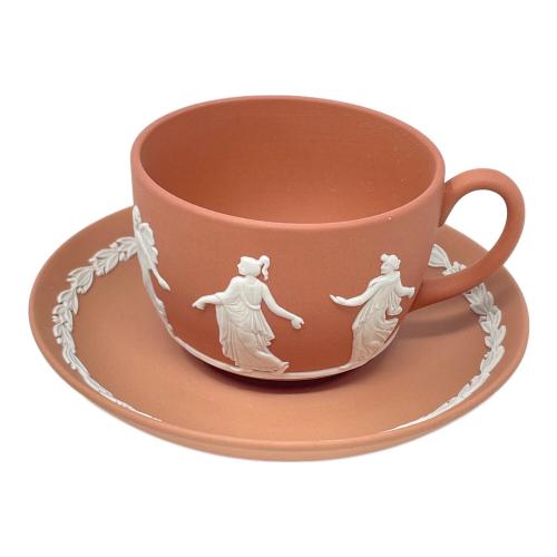 Wedgwood (ウェッジウッド) ティーカップ&ソーサー ジャスパーダンシングアワー オレンジ