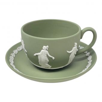 Wedgwood (ウェッジウッド) ティーカップ&ソーサー ジャスパーダンシングアワー グリーン