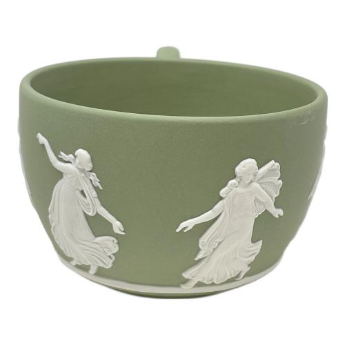 Wedgwood (ウェッジウッド) ティーカップ&ソーサー ジャスパーダンシングアワー グリーン
