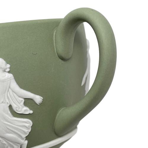 Wedgwood (ウェッジウッド) ティーカップ&ソーサー ジャスパーダンシングアワー グリーン