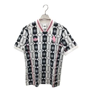 adidas (アディダス) ジャージ ユベントスFC LFSTLR（ライフスタイラー）JM9447 メンズ SIZE M ホワイト×ブラック/サッカーカモ柄