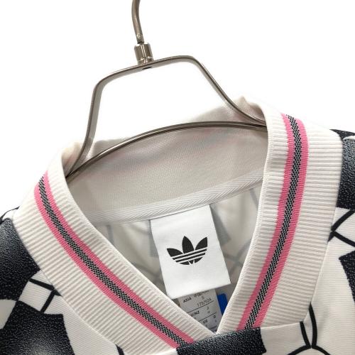 adidas (アディダス) ジャージ ユベントスFC LFSTLR（ライフスタイラー）JM9447 メンズ SIZE M ホワイト×ブラック/サッカーカモ柄
