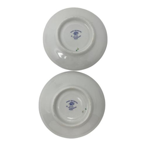 imperial porcelain（インペアル ポーセリン） コバルトネット ティーカップ&ソーサー 2Pセット プレート
