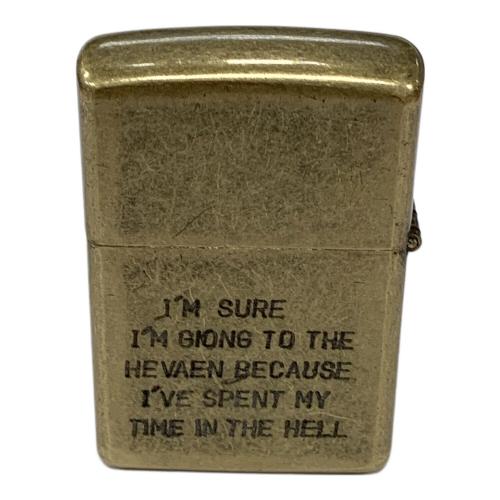 ZIPPO (ジッポ) オイルライター 1966年 「｜｜｜｜」 「｜｜｜｜」 ベトナム DA NANO