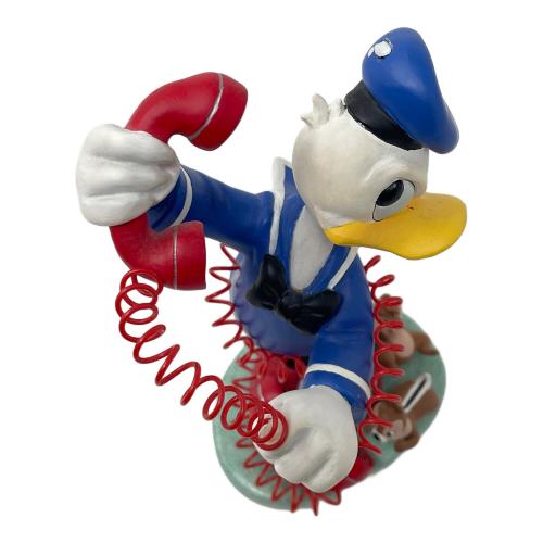 DISNEY SHOWCASE (ディズニーショーケース) ミニバストスタチュー ドナルド&チップ&デール 電話 フィギュア