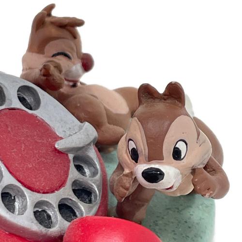 DISNEY SHOWCASE (ディズニーショーケース) ミニバストスタチュー ドナルド&チップ&デール 電話 フィギュア